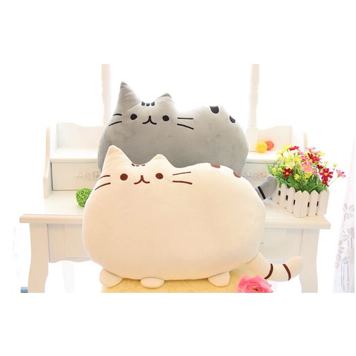 Gối Hình Mèo Dễ Thương 40x30cm Gối Hình Mèo Dễ Thương 40x30cm