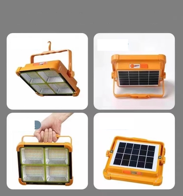 Đèn Pha Năng Lượng Mặt Trời Để Bàn 100W 5 Chế Độ