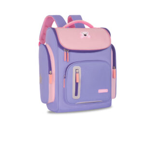 Balo Chống Gù Cho Bé Họa Tiết Gấu Dễ Thương Chống Thấm Nước Cao Cấp