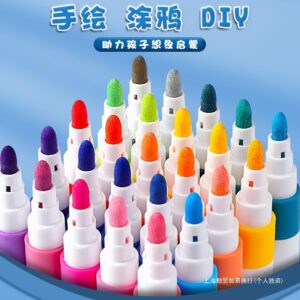 Bộ 48 Bút Màu Dạ Marker Acrylic Chống Nước Kèm Hộp Đựng Bằng Nhựa 16.5x10Cm