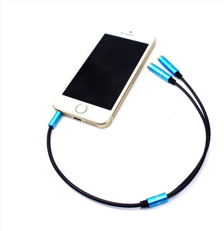 Cáp Chia Audio 1 Ra 2 Tai Nghe Chuẩn 3.5mm Dây Dài 30cm