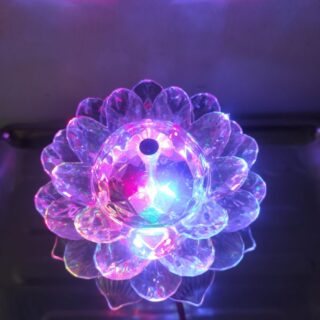 Đèn Led Hoa Sen Trang Trí Mb 2003 7 Màu Xoay 360 Độ Cực Đẹp Cao 18Cm