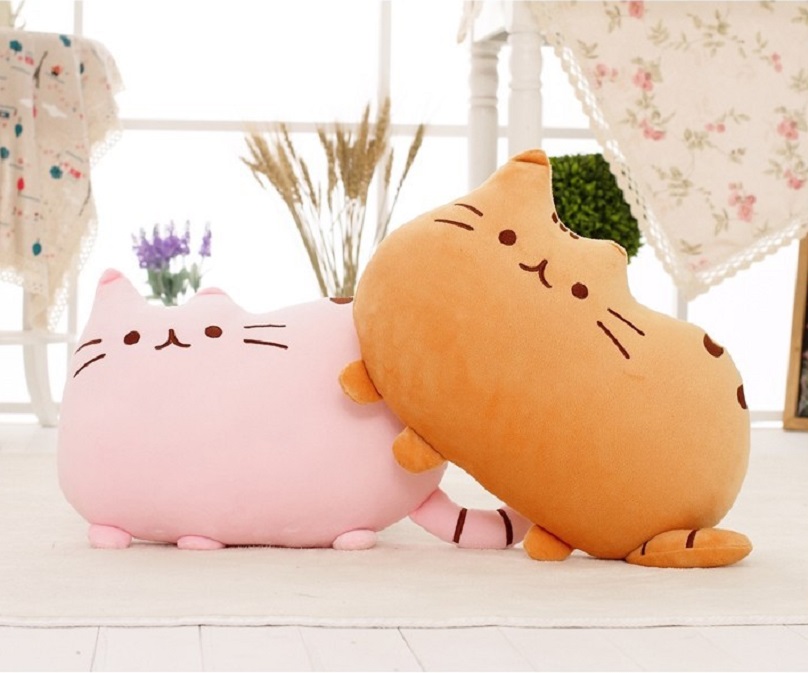 Gối Hình Mèo Dễ Thương 40x30cm Gối Hình Mèo Dễ Thương 40x30cm