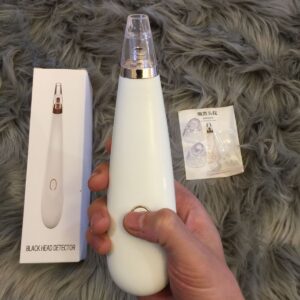 Máy Hút Mụn Đầu Đen, Mụn Cám Cực Mạnh Cầm Tay Black Head Detector (Trắng)