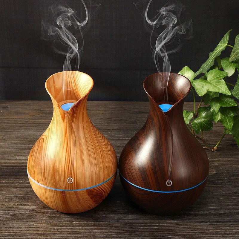 Máy Phun Sương Tinh Dầu Tạo Độ ẩm Vân Gỗ Aroma Máy Phun Sương Tinh Dầu Tạo Độ ẩm Vân Gỗ Aroma