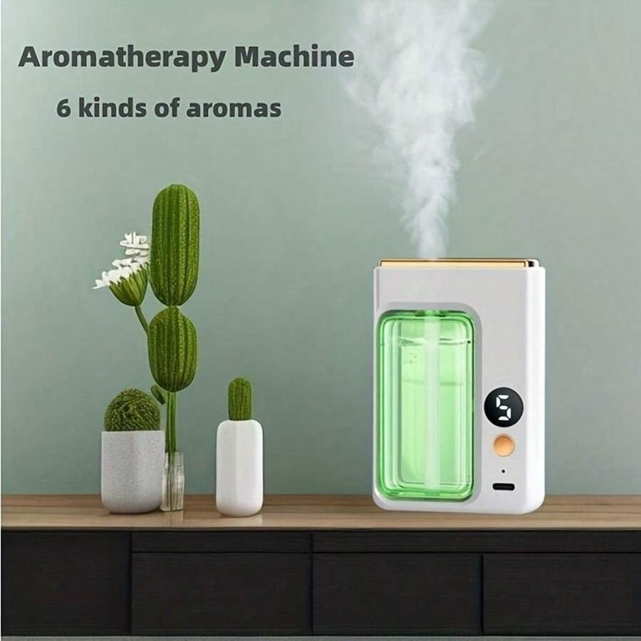 Máy Phun Sương Tinh Dầu Rhino H601 Tạo Ẩm 5 Chế Độ, Tích Điện, Nhỏ Gọn, Dán Tường