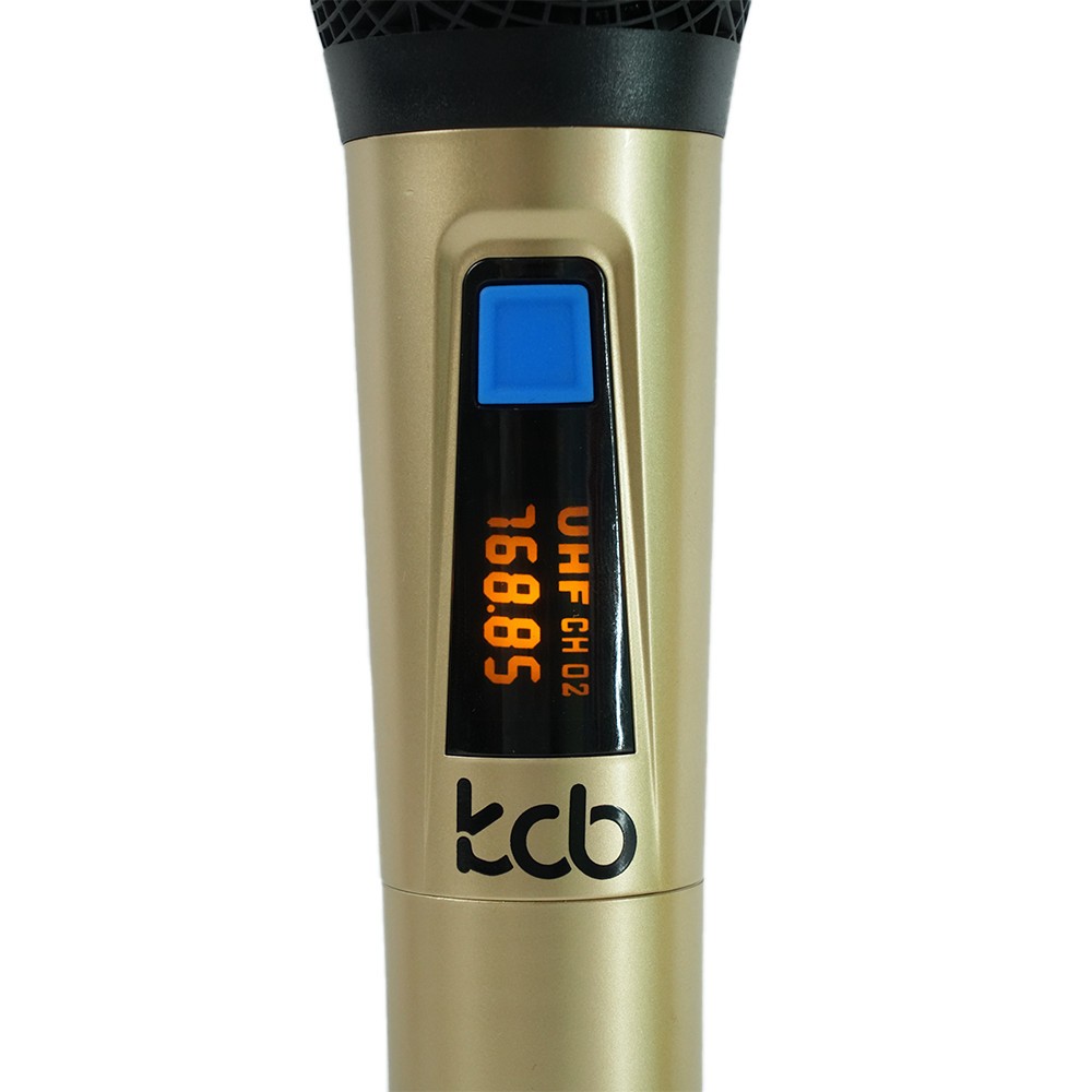 Micro Karaoke Không Dây Cao Cấp Kcb-V3 - Cục Thu 2 Râu Đa Năng Chống Hú