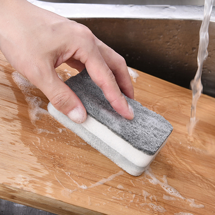 Miếng Bọt Biển Hai Mặt Dùng Để Lau Chùi Dụng Cụ Nhà Bếp Đa Năng