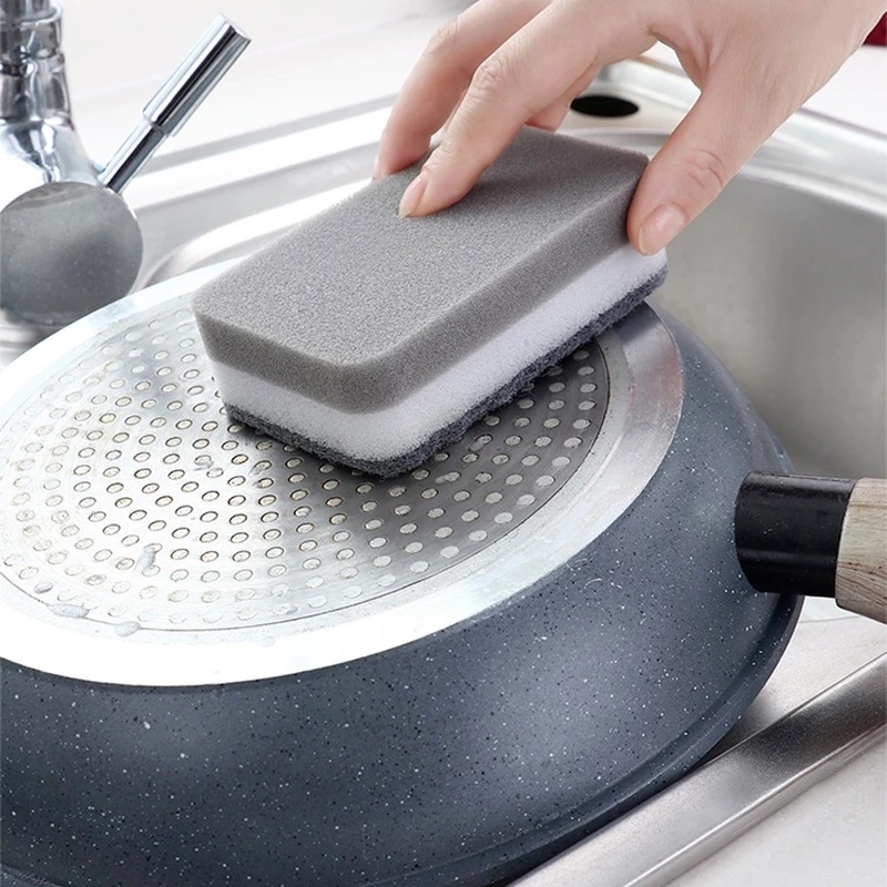 Miếng Bọt Biển Hai Mặt Dùng Để Lau Chùi Dụng Cụ Nhà Bếp Đa Năng
