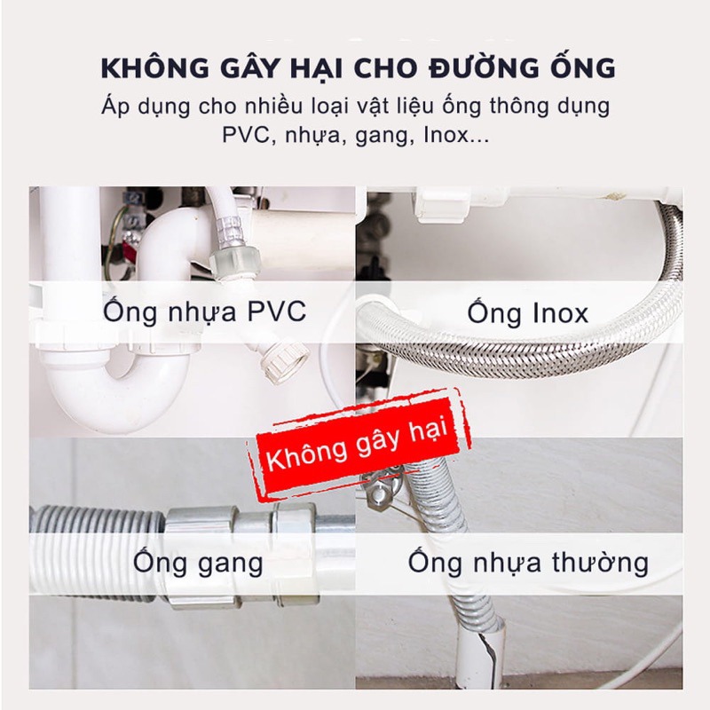 Bột Thông Tắc Cống Thần Thánh Hương Chanh Bạc Hà Bột Thông Tắc Cống Thần Thánh Hương Chanh Bạc Hà