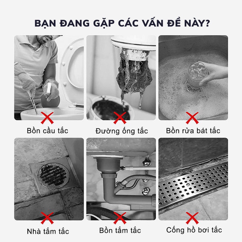 Bột Thông Tắc Cống Thần Thánh Hương Chanh Bạc Hà Bột Thông Tắc Cống Thần Thánh Hương Chanh Bạc Hà