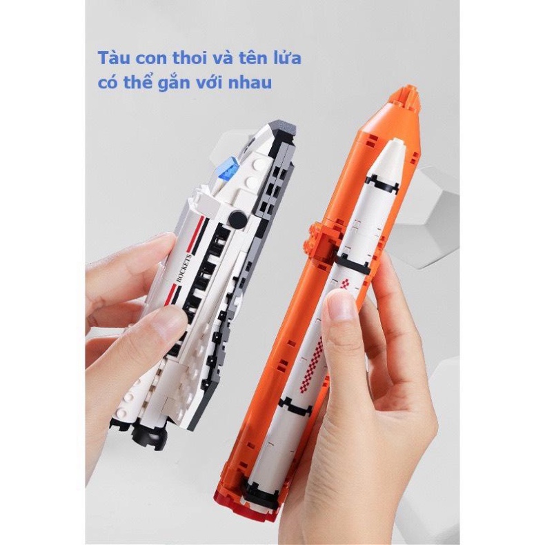 Đồ Chơi Lăp Ráp Mô Hình Tàu Vũ Trụ Không Gian 107 Chi Tiết Đồ Chơi Lăp Ráp Mô Hình Tàu Vũ Trụ Không Gian 107 Chi Tiết