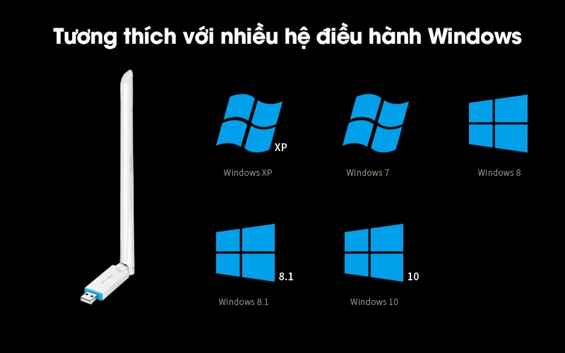 Usb Thu Wifi Tenda U2 Tốc Độ Cao (Có Anten, 150Mbps, Windows, Linux)