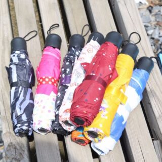 Dù Che Mưa Nắng Gấp Gọn Nhiều Họa Tiết Đẹp 93X55Cm