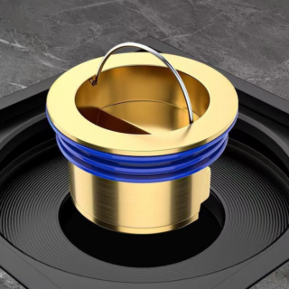 Nắp Chặn Lỗ Cống Thoát Nước Bằng Đồng Không Rỉ Ngăn Côn Trùng Hiệu Quả