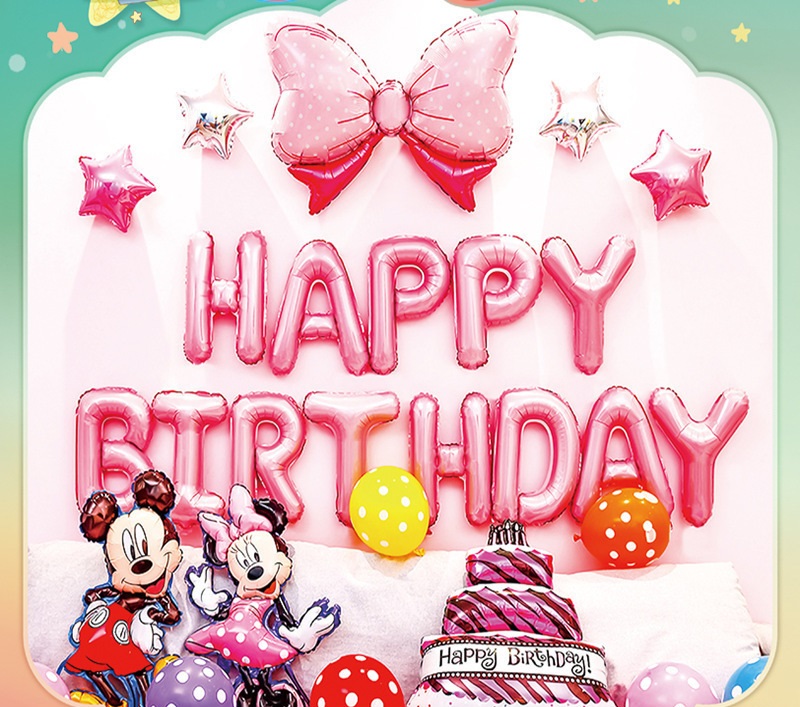 Combo Bong Bóng Trang Trí Sinh Nhật Cho Bé Gái Combo Bong Bóng Trang Trí Sinh Nhật Cho Bé Gái