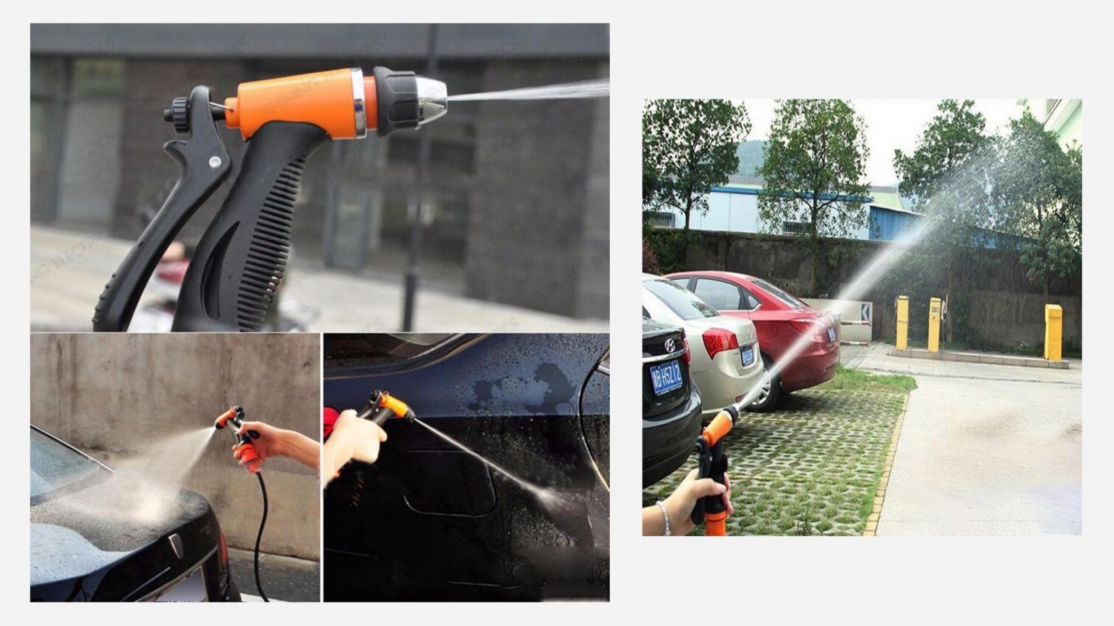 Dụng Cụ Rửa Xe Máy Rửa Máy Lạnh Cầm Tay Mini
