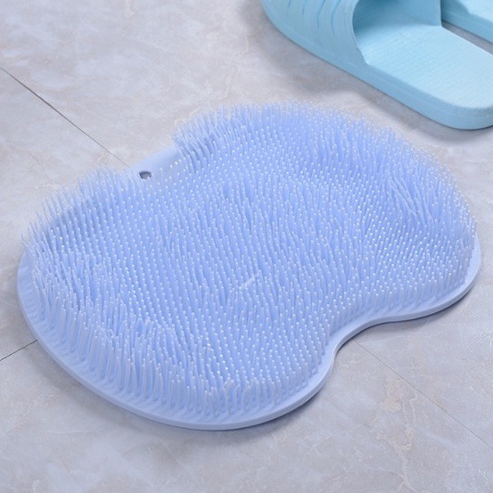 Bàn Chải Silicone Chà Lưng Massage Chân Chống Trượt Đa Năng