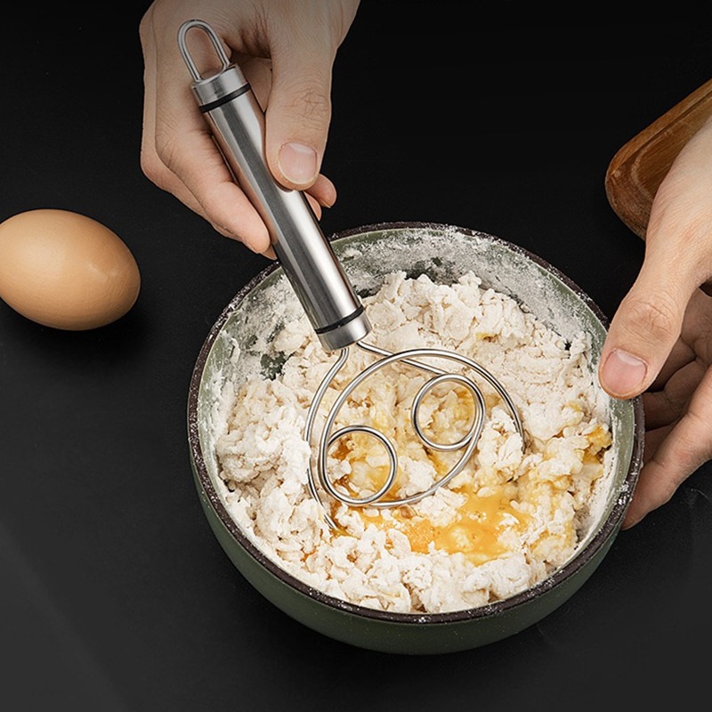 Dụng Cụ Đánh Khuấy Trứng, Trộn Bột, Làm Bánh Inox 304 Đa Năng