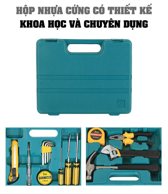 Bộ Dụng Cụ Sửa Chữa Đa Năng Vỏ Xanh