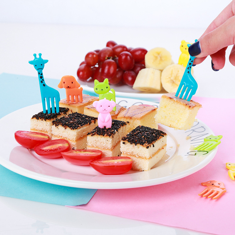 Bộ 10 Nĩa Hình Động Vật Xinh Xắn