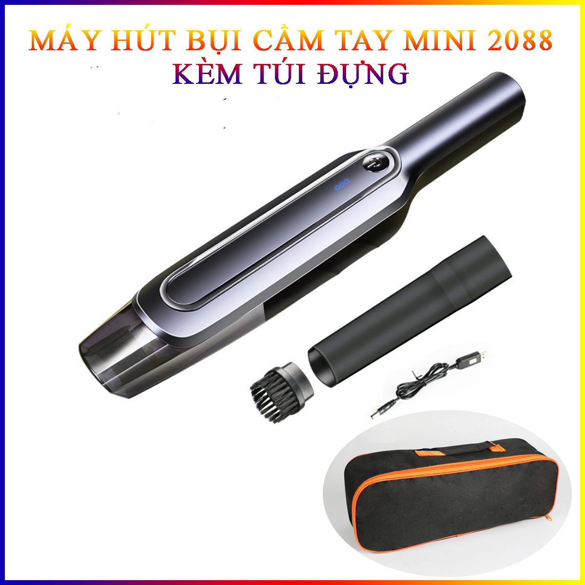 Máy Hút Bụi Cầm Tay Mini Không Dây Cao Cấp 2088 Máy Hút Bụi Cầm Tay Mini Không Dây Cao Cấp 2088