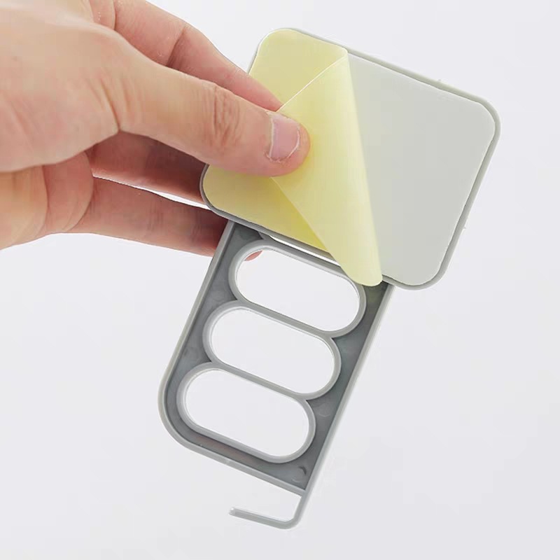 Móc Dán Tường 4 Ô Tiện Dụng Móc Dán Tường 4 Ô Tiện Dụng