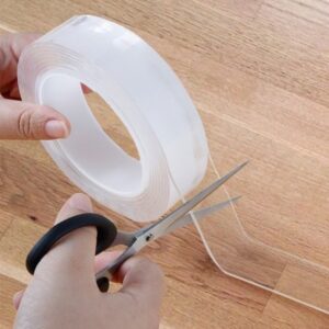 Băng Keo Siêu Dính 2 Mặt Bản Nhỏ Dài 3M Trong Suốt Đa Năng