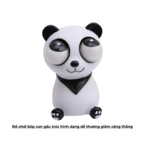 Đồ Chơi Bóp Xả Stress Hình Gấu Trúc 3D Mắt Lồi