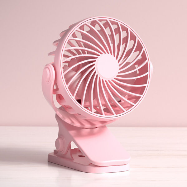 Quạt Tích Điện Mini Kẹp Bàn Đa Năng 3 Cấp Độ Siêu Mát