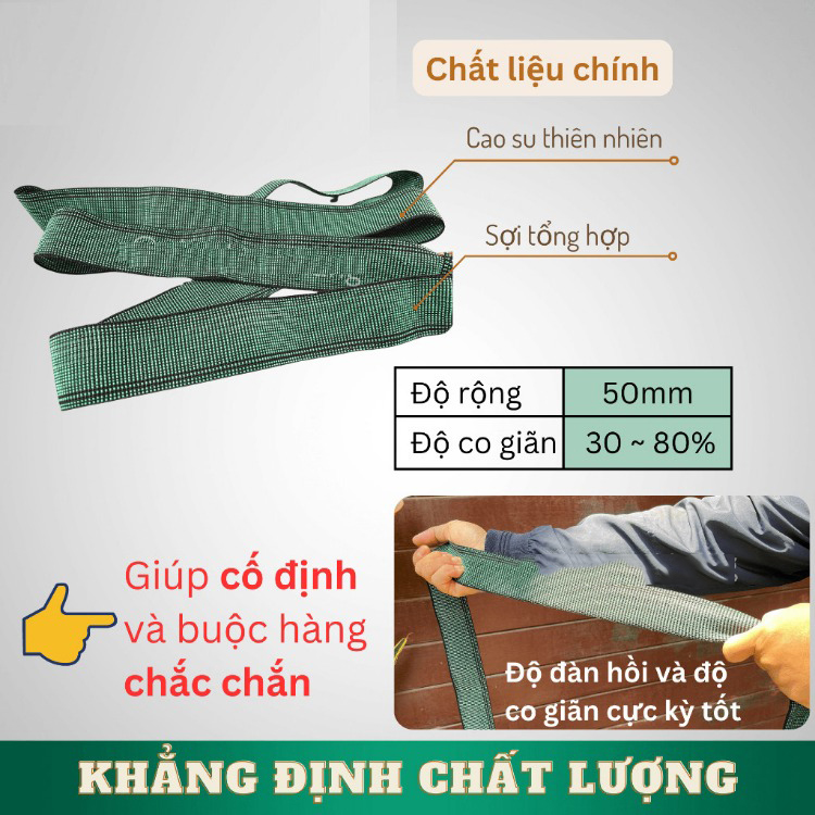 Dây Thun Ràng Buộc Hàng Co Dãn Cao Cấp Chắc Chắn Dài 3M Dây Thun Ràng Buộc Hàng Co Dãn Cao Cấp Chắc Chắn Dài 3M