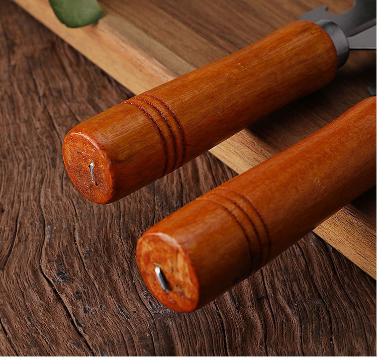 Dao Bào Cán Gỗ 2 Lưỡi Đầu Nhọn Dài 22Cm Dao Bào Cán Gỗ 2 Lưỡi Đầu Nhọn Dài 22Cm