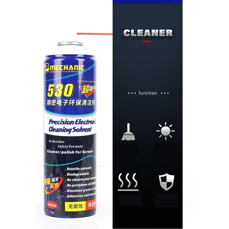 Chai Xịt Tẩy Keo Vệ Sinh Linh Kiện Điện Tử Zhanlida 530S