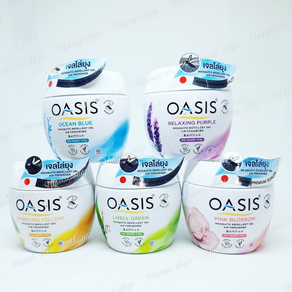 Sáp Thơm Đuổi Muỗi Oasis Mosquito Repellent Thái Lan 180G Sáp Thơm Đuổi Muỗi Oasis Mosquito Repellent Thái Lan 180G