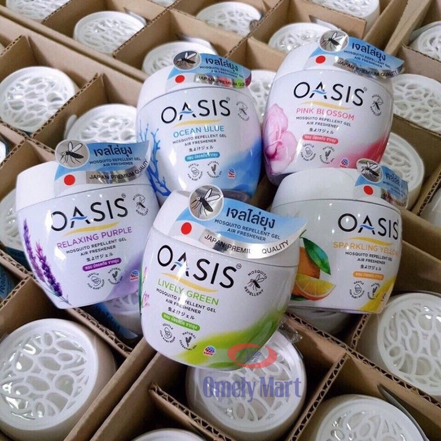 Sáp Thơm Đuổi Muỗi Oasis Mosquito Repellent Thái Lan 180G Sáp Thơm Đuổi Muỗi Oasis Mosquito Repellent Thái Lan 180G
