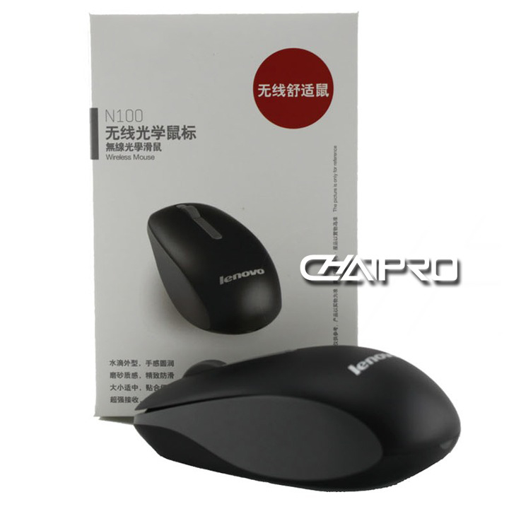 Chuột Máy Tính Văn Phòng Không Dây Lenovo N100 1000Dpi Chuột Máy Tính Văn Phòng Không Dây Lenovo N100 1000Dpi