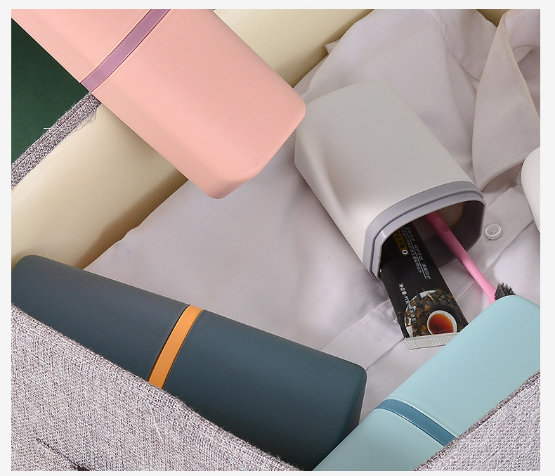 Hộp Đựng Bàn Chải Đánh Răng Màu Trơn Không Chia Ngăn Đi Du Lịch Tiện Lợi Hộp Đựng Bàn Chải Đánh Răng Màu Trơn Không Chia Ngăn Đi Du Lịch Tiện Lợi