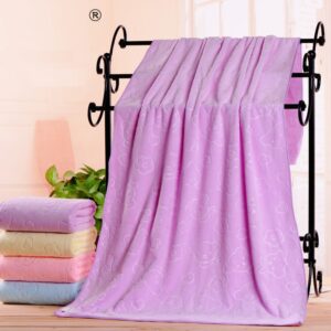 Khăn Tắm Khổ Lớn Hình Thú 140Cmx70Cm  Mềm Mịn Thấm Hút Tốt