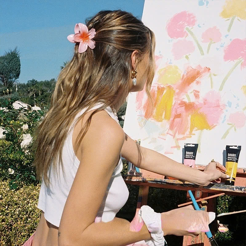 Kẹp Tóc Hoa Sứ Cho Nữ Thời Trang Hottrend