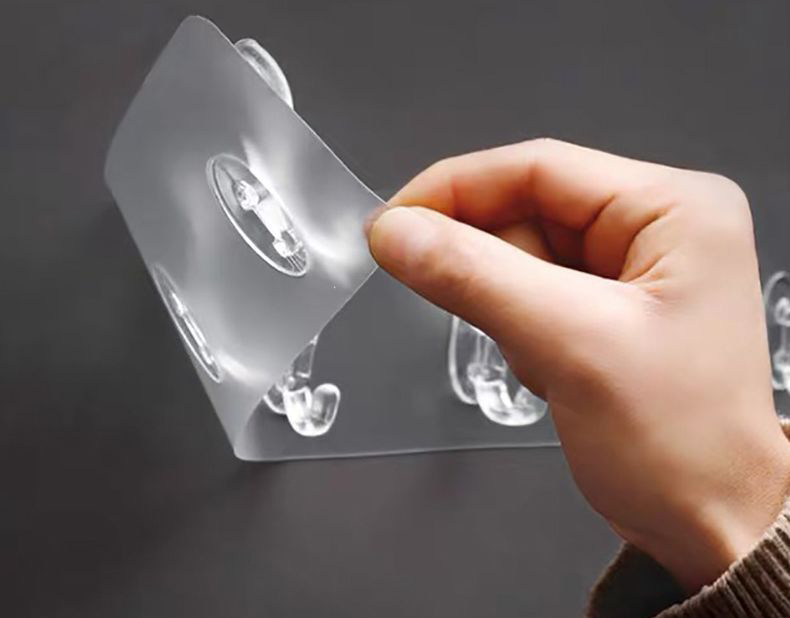 Móc Dán Tường 6 Móc Pha Lê 35x6.3cm