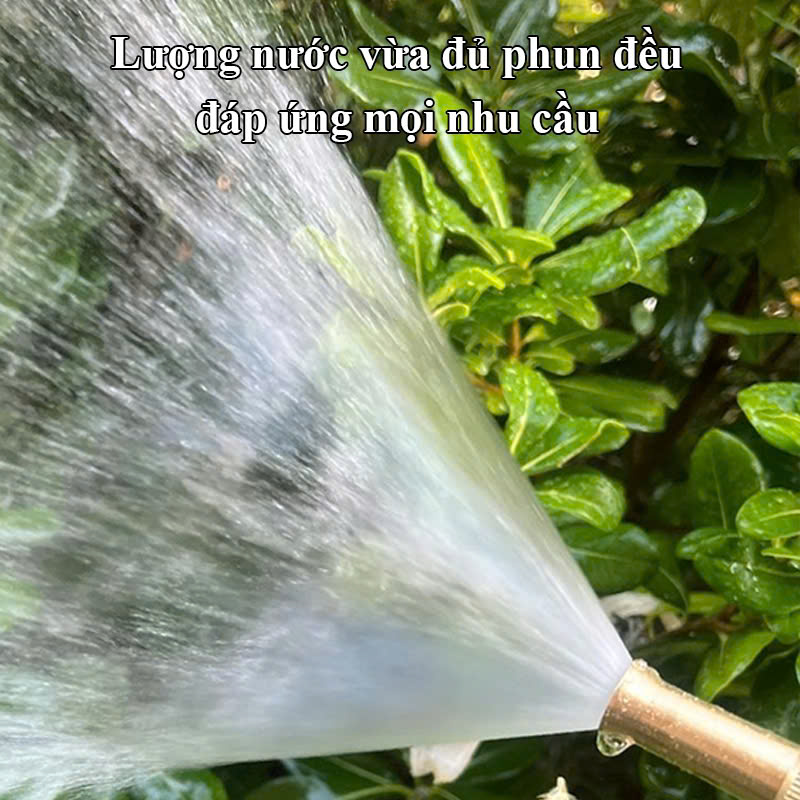 Bộ Dây Vòi Tăng Áp 5M Màu Vàng Có Đầu Ống Đồng Tăng Áp