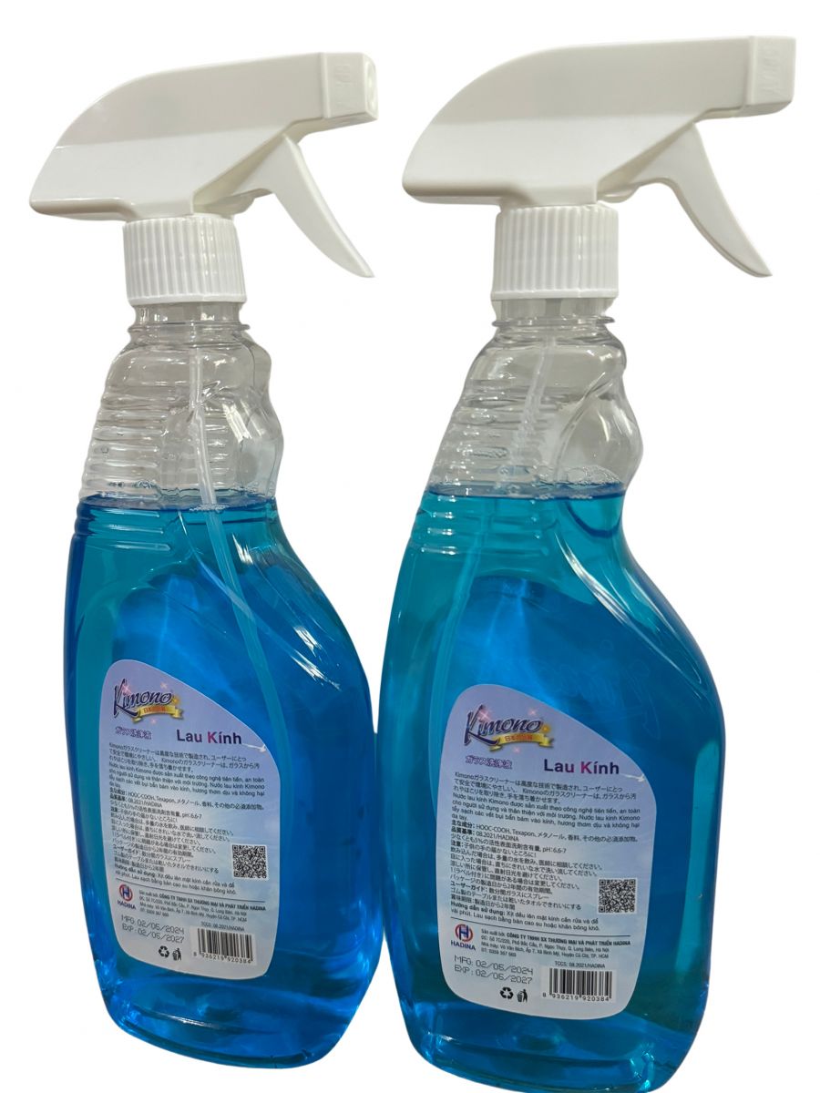Chai Nước Xịt Lau Kính Kimono 500Ml Sạch Bóng Như Mới Chai Nước Xịt Lau Kính Kimono 500Ml Sạch Bóng Như Mới