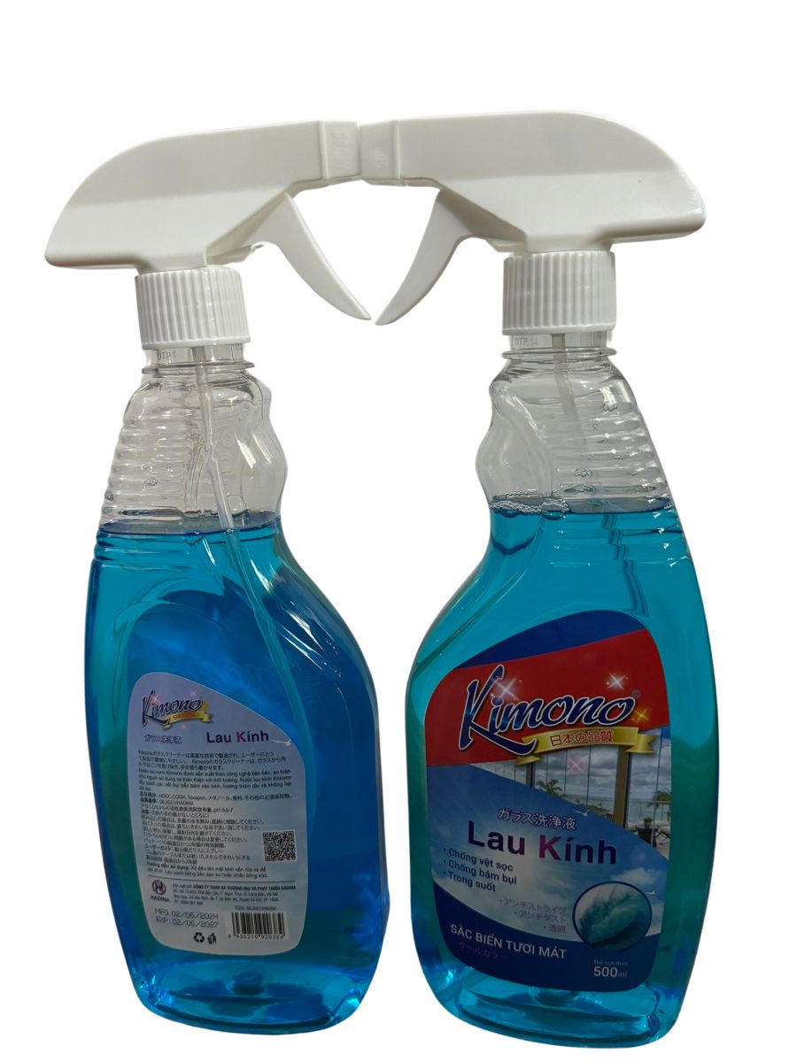 Chai Nước Xịt Lau Kính Kimono 500Ml Sạch Bóng Như Mới Chai Nước Xịt Lau Kính Kimono 500Ml Sạch Bóng Như Mới