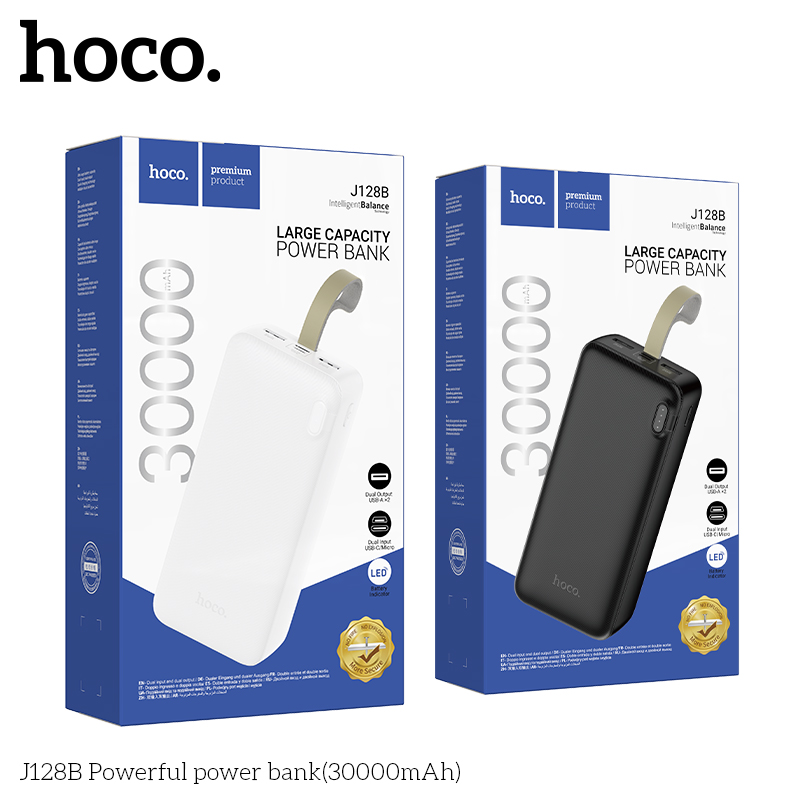 Pin Sạc Dự Phòng Hoco J128B (30000Mah) Cao Cấp Pin Sạc Dự Phòng Hoco J128B (30000Mah) Cao Cấp