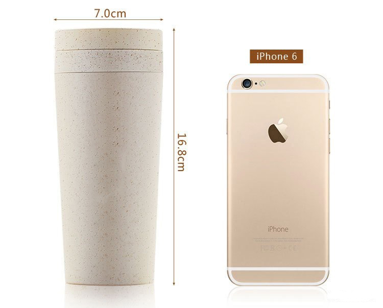 Bình Giữ Nhiệt Lúa Mạch Có Nắp Đậy 300Ml Tiện Lợi