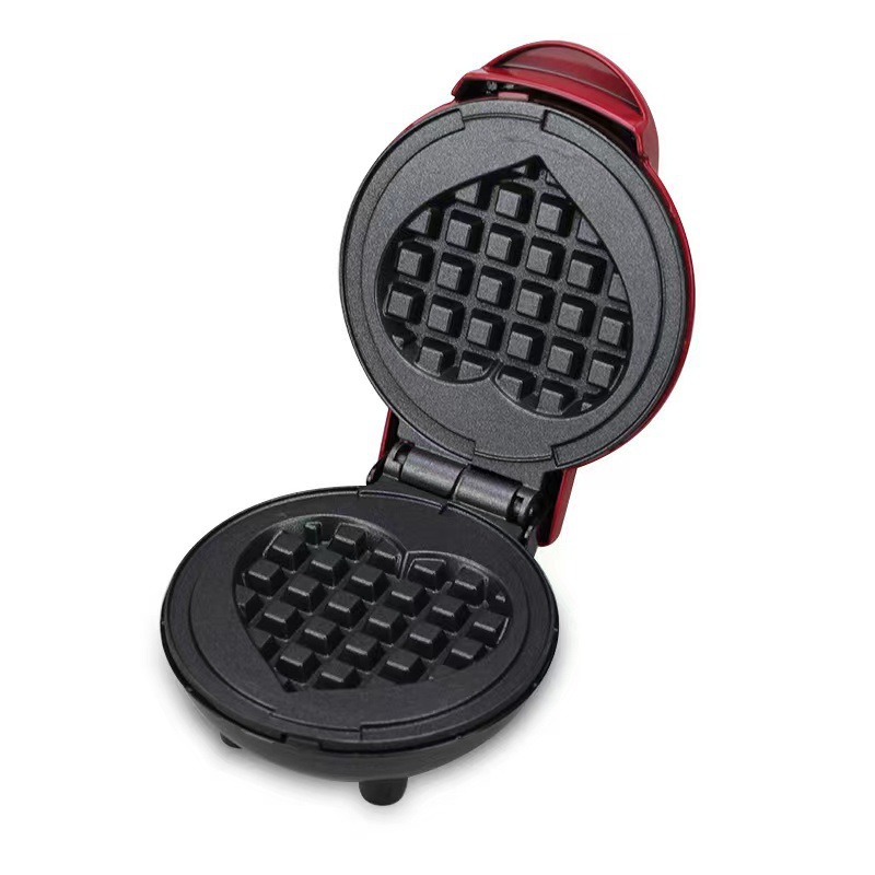 Máy Làm Bánh Mini Waffle Watt 350 Bằng Điện Hình Trái Tim