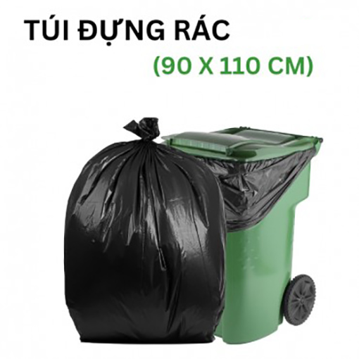 Combo 2 Cuộn Túi Đựng Rác Cực Đại 90X110Cm Nặng 1Kg Combo 2 Cuộn Túi Đựng Rác Cực Đại 90X110Cm Nặng 1Kg