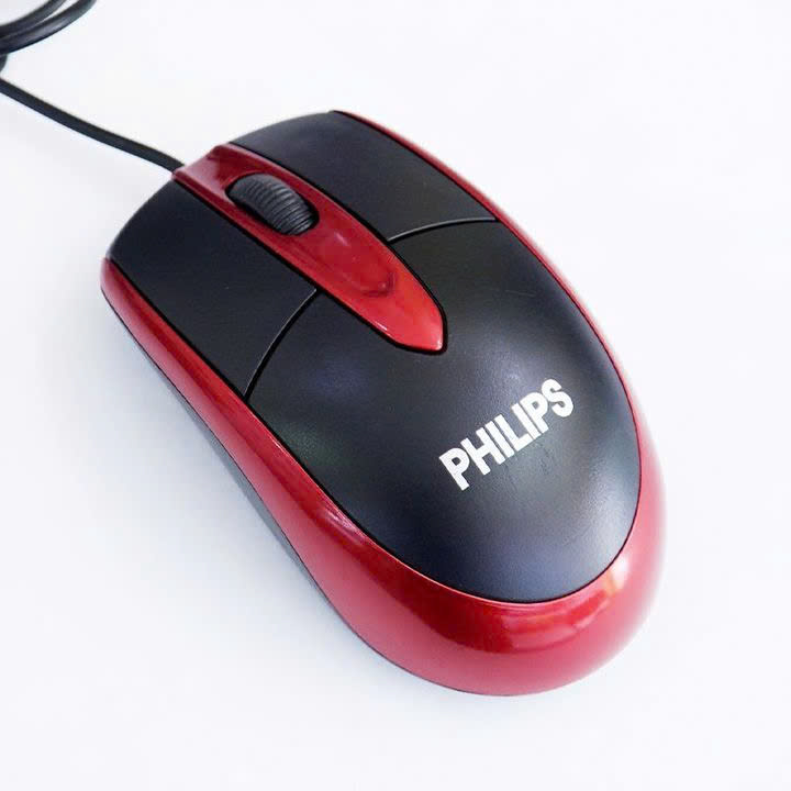 Chuột Máy Tính Có Dây Philips Đỏ 1200 Dpi Cổng Usb Dùng Cho Văn Phòng, Tivi Box Chuột Máy Tính Có Dây Philips Đỏ 1200 Dpi Cổng Usb Dùng Cho Văn Phòng, Tivi Box