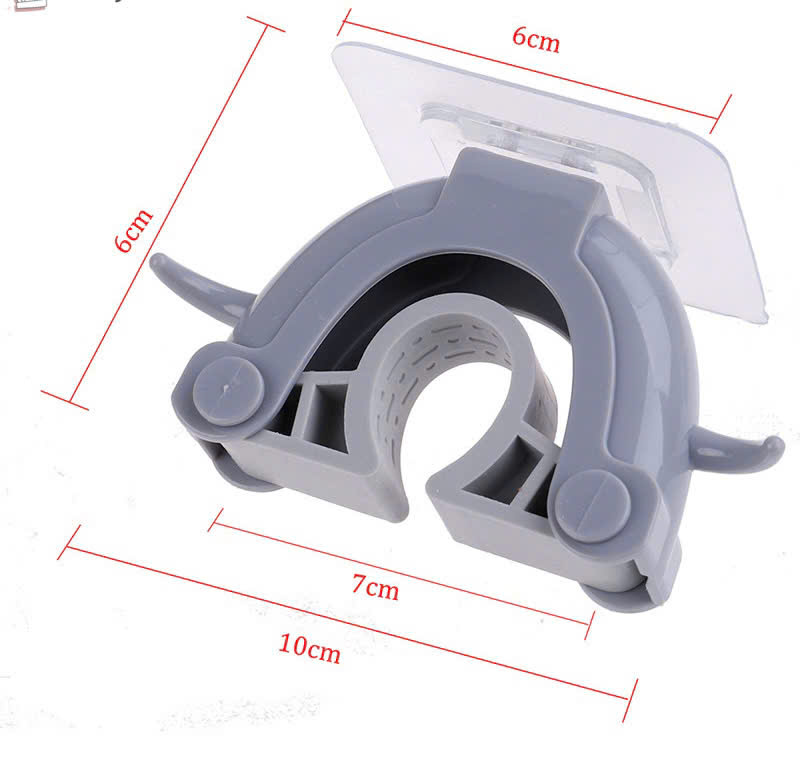 Dụng Cụ Kẹp Đồ Vật Dính Tường Siêu Chắc Có 2 Móc Treo Dụng Cụ Kẹp Đồ Vật Dính Tường Siêu Chắc Có 2 Móc Treo