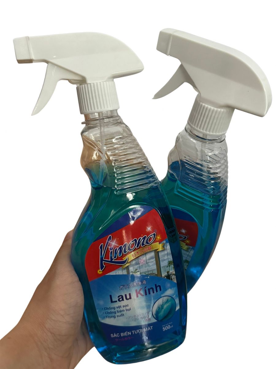 Chai Nước Xịt Lau Kính Kimono 500Ml Sạch Bóng Như Mới Chai Nước Xịt Lau Kính Kimono 500Ml Sạch Bóng Như Mới